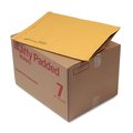 Sealed Air Padded Mailer, #7, Paper Lining, Fold Flap, 14.25x20, Kraft, PK50 64350